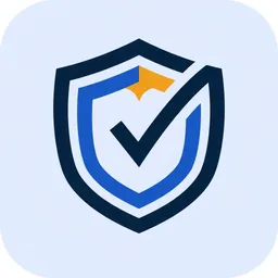 Shield with tick icon for verifying a CFD broker's AFSL licence